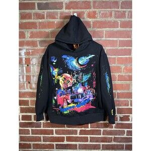 Juice WRLD 999 x Vlone Cosmic Legends Never Die Black Hoodie Adult Medium